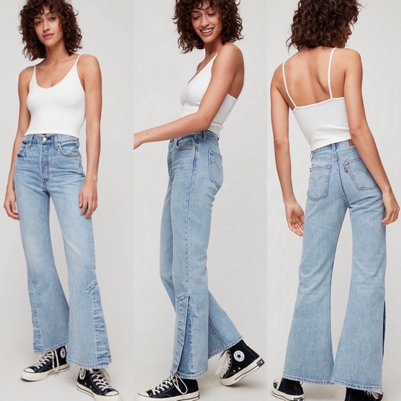 Levi’s Ribcage Split Flare Jeans - Picture 5 of 15
